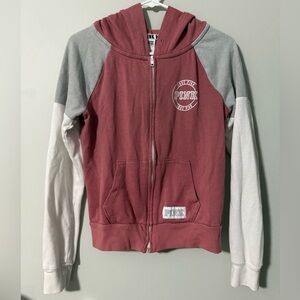 VS PINK colorblock Zip Up